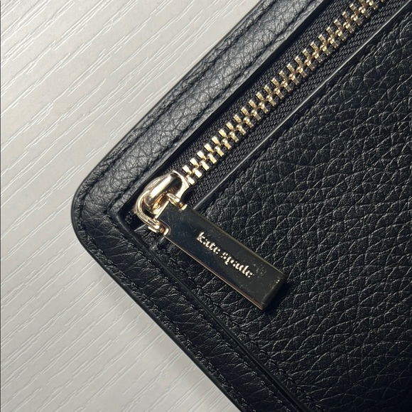 Kate Spade Black Pebbled Leather Wallet - Picture 10 of 10